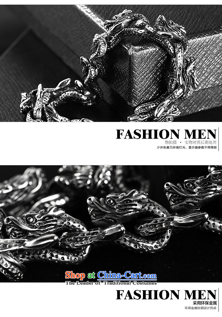 Xu ping retro stylish dragon men titanium steel hand chain China wind collar boyfriend birthday gift titanium steel length of about 20.5cm picture, prices, brand platters! The elections are supplied in the national character of distribution, so action, buy now enjoy more preferential! As soon as possible.
