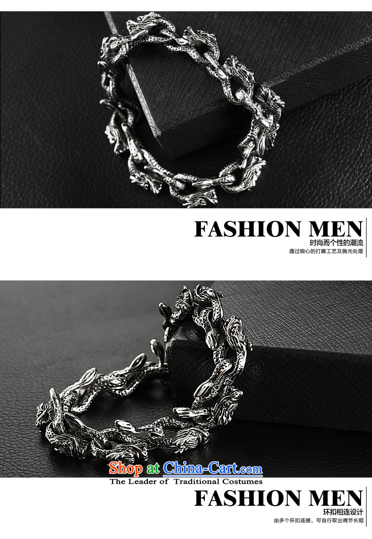 Xu ping retro stylish dragon men titanium steel hand chain China wind collar boyfriend birthday gift titanium steel length of about 20.5cm picture, prices, brand platters! The elections are supplied in the national character of distribution, so action, buy now enjoy more preferential! As soon as possible.
