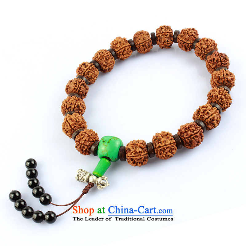 Inch inch 6 6 : China Vajra Bodhi-Hand chain men from the bead chain to play with the Buddha's head,  an inch of gold has been pressed wood shopping on the Internet