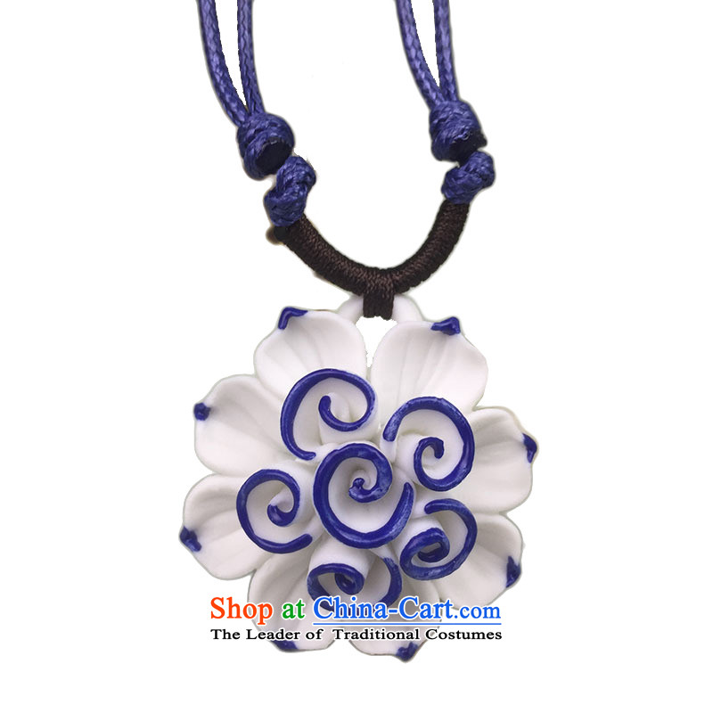 At the jade ornaments ceramic China wind sweater link porcelain pendants II, with stone with jade (SUISHISUIYU) , , , shopping on the Internet