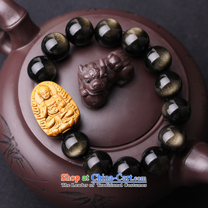 The natural Kim Obsidian this order by order of the Board, the string lovage root mascot tiger fine stone five lines of Kai Tai hand Chain Life Patron of the Chinese zodiac men Xiao Xiao Pig dog Amitabha Buddha, Jin-wook , , , shopping on the Internet