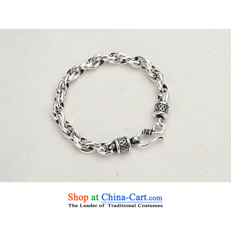 In the first China wind elegant 925 men silver jewelry hand chain jewelry stylish boys men ornaments in connection with 1 gram, purple when shopping on the Internet has been pressed.