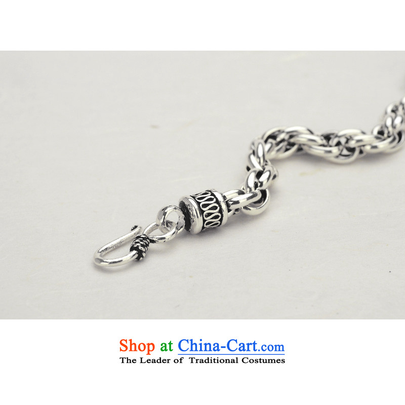 In the first China wind elegant 925 men silver jewelry hand chain jewelry stylish boys men ornaments in connection with 1 gram, purple when shopping on the Internet has been pressed.