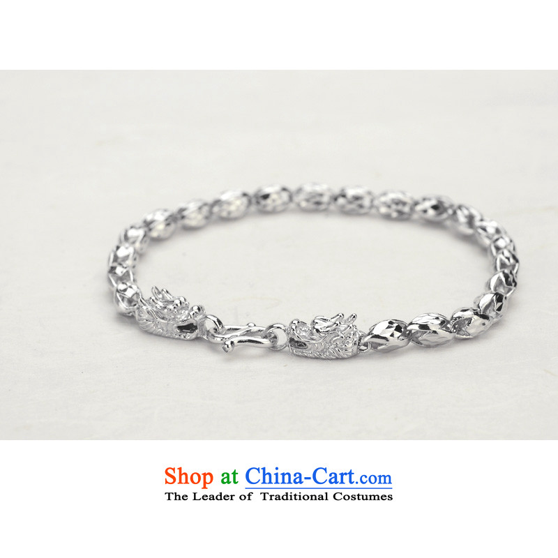 In case of China wind leading first 925 silver engraving Jewelry Ornaments stylish jewelry boys men hand chain weight approximately 10 gram, purple when shopping on the Internet has been pressed.