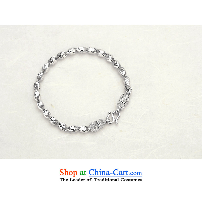 In case of China wind leading first 925 silver engraving Jewelry Ornaments stylish jewelry boys men hand chain weight approximately 10 gram, purple when shopping on the Internet has been pressed.