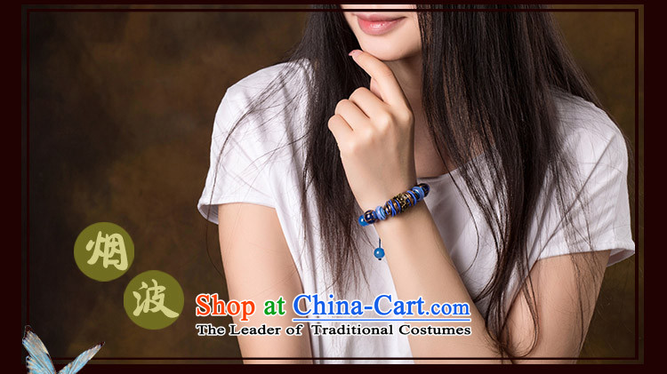 Original retro-Tibetan ethnic decor hand chain female blue glaze agate hand string China wind jewelry products wrist net size (Posted Amount )17-20 wrist cm photo, prices, brand platters! The elections are supplied in the national character of distribution, so action, buy now enjoy more preferential! As soon as possible.
