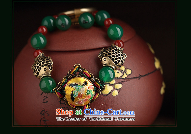 Original Cloisonne Accessory ethnic hand manually link agate hand woven retro female string China wind jewelry wrist net size (Posted Amount )16.5-19 wrist cm photo, prices, brand platters! The elections are supplied in the national character of distribution, so action, buy now enjoy more preferential! As soon as possible.