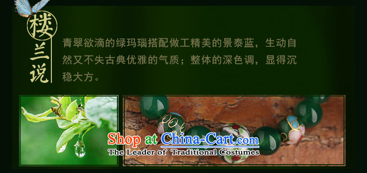 Green ethnic boudoir honey hand chain students Cloisonne Accessory agate hand string female China wind jewelry products wrist net size 20 cm photo, prices, brand platters! The elections are supplied in the national character of distribution, so action, buy now enjoy more preferential! As soon as possible.
