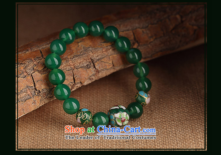 Green ethnic boudoir honey hand chain students Cloisonne Accessory agate hand string female China wind jewelry products wrist net size 18 cm photo, prices, brand platters! The elections are supplied in the national character of distribution, so action, buy now enjoy more preferential! As soon as possible.