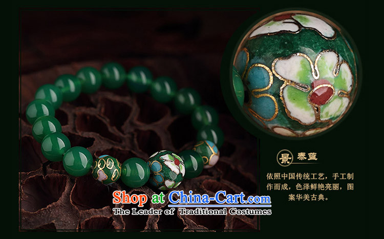 Green ethnic boudoir honey hand chain students Cloisonne Accessory agate hand string female China wind jewelry products wrist net size 17 cm photo, prices, brand platters! The elections are supplied in the national character of distribution, so action, buy now enjoy more preferential! As soon as possible.