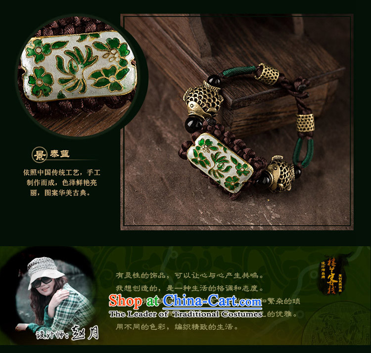 Ethnic jewelry products hand woven hand strap retro China wind fish Cloisonne Accessory decorated hand chain female wrist net size (Please attach a wrist strap is 1983-1995 cm photo, prices, brand platters! The elections are supplied in the national character of distribution, so action, buy now enjoy more preferential! As soon as possible.
