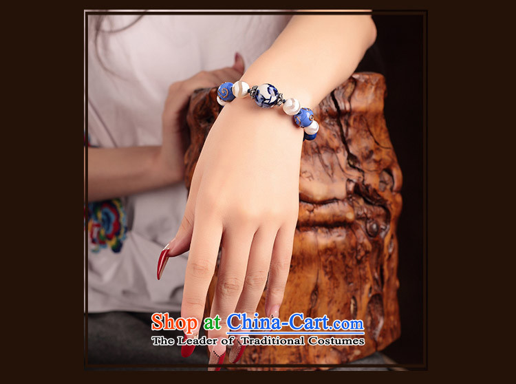 Blue ethnic Dzi Bead bracelets agate hand string porcelain glass retro China wind ornaments female wrist net size (Please attach a wrist strap is )14-17 cm photo, prices, brand platters! The elections are supplied in the national character of distribution, so action, buy now enjoy more preferential! As soon as possible.