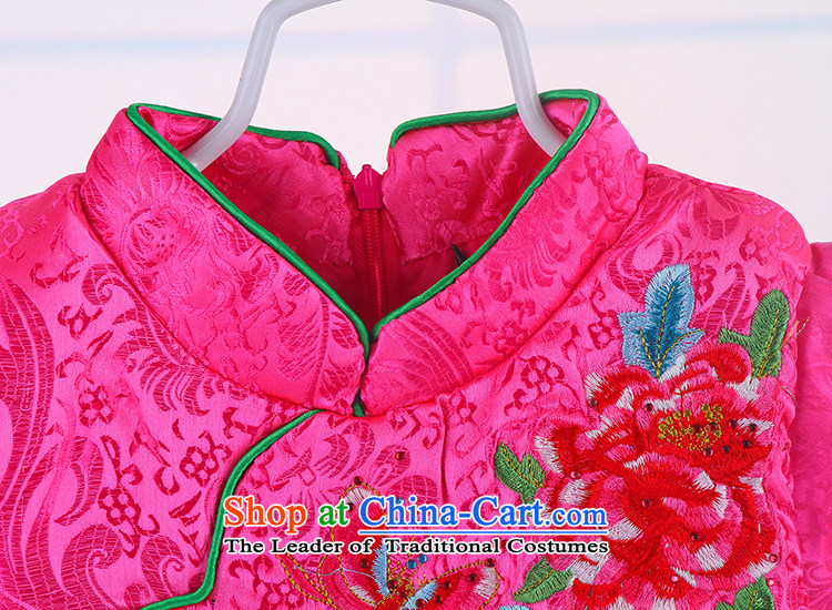The New China wind girls aged BABY CHILDREN 2-3-4-5 qipao Tang dynasty princess skirt dress guzheng dress will pink 120 pictures, prices, brand platters! The elections are supplied in the national character of distribution, so action, buy now enjoy more preferential! As soon as possible.