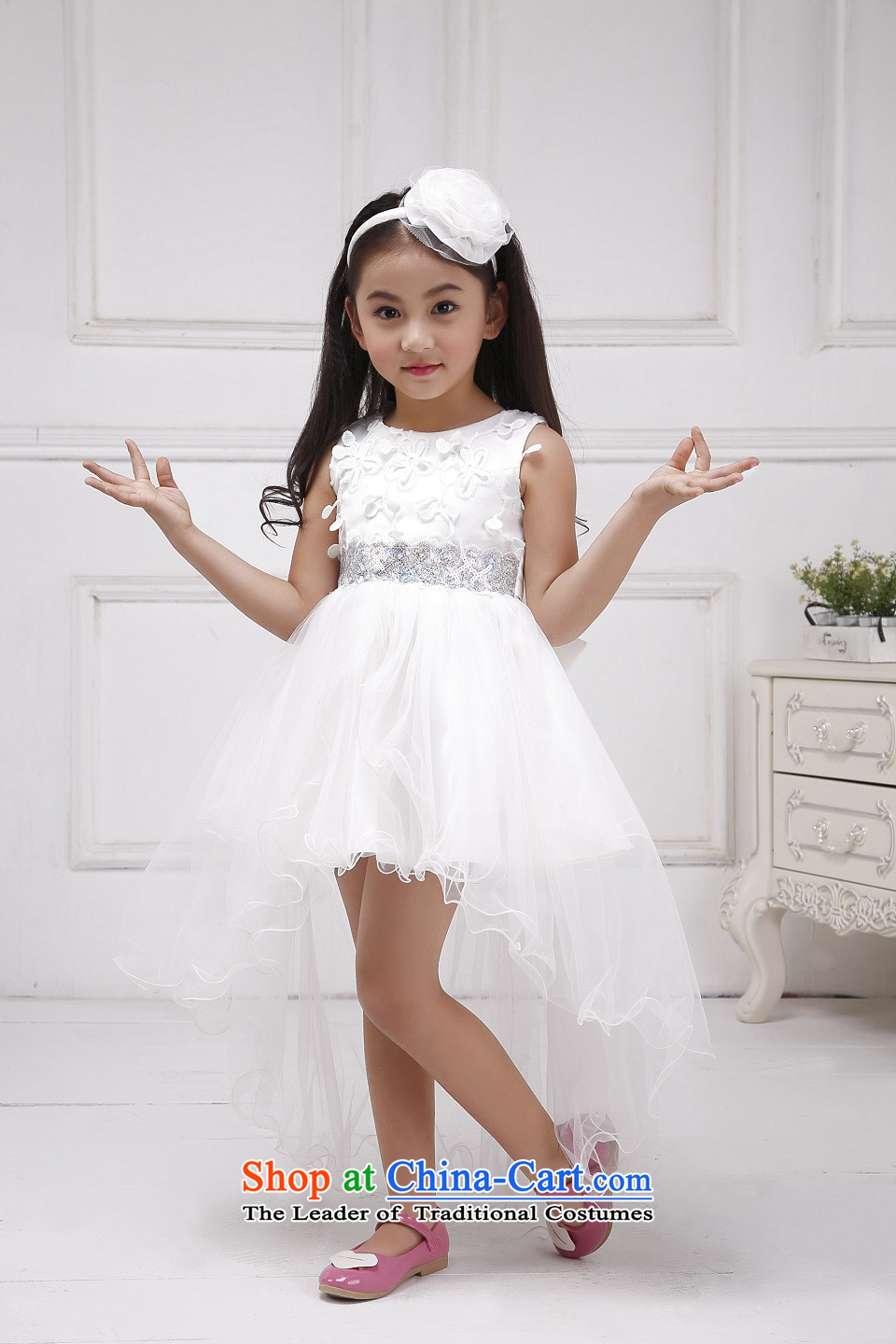 M High State Children's tail wedding dress girls dovetail princess skirt Flower Girls will bon bon skirt white 150 pictures, prices, brand platters! The elections are supplied in the national character of distribution, so action, buy now enjoy more preferential! As soon as possible.