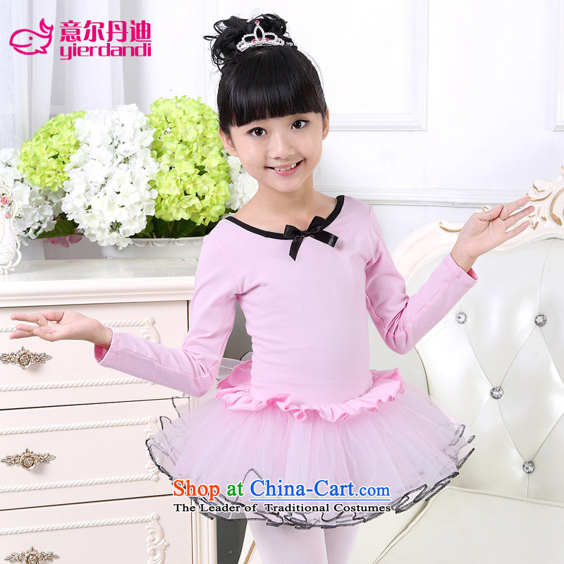 Intended for children dance dandi serving girls fall long-sleeved costumes ballet performances will dress pure cotton winter exercise clothing Yi + 140 intended, trousers Socks (yierdandi Dundee) , , , shopping on the Internet