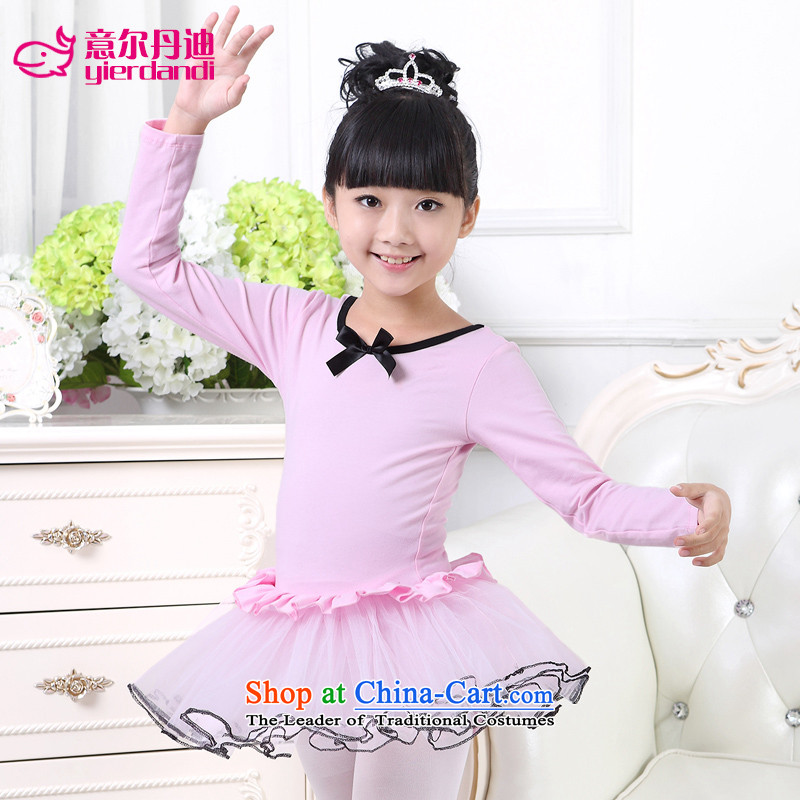 Intended for children dance dandi serving girls fall long-sleeved costumes ballet performances will dress pure cotton winter exercise clothing Yi + 140 intended, trousers Socks (yierdandi Dundee) , , , shopping on the Internet