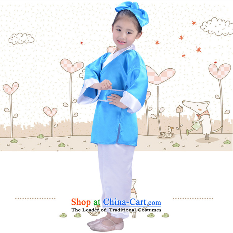 With the Chinese classics clothing children will Han-child care regulation male disciples Neo-confucian show girls three Field Service Books child costumes blue wireless lap of 160cm photo, prices, brand platters! The elections are supplied in the national character of distribution, so action, buy now enjoy more preferential! As soon as possible.