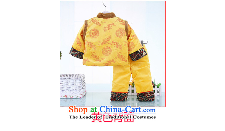 Tang Dynasty new child autumn and winter, Tang dynasty boys under the age of your baby infant small padded coats whooping hundreds of age yellow 120 pictures, prices, brand platters! The elections are supplied in the national character of distribution, so action, buy now enjoy more preferential! As soon as possible.