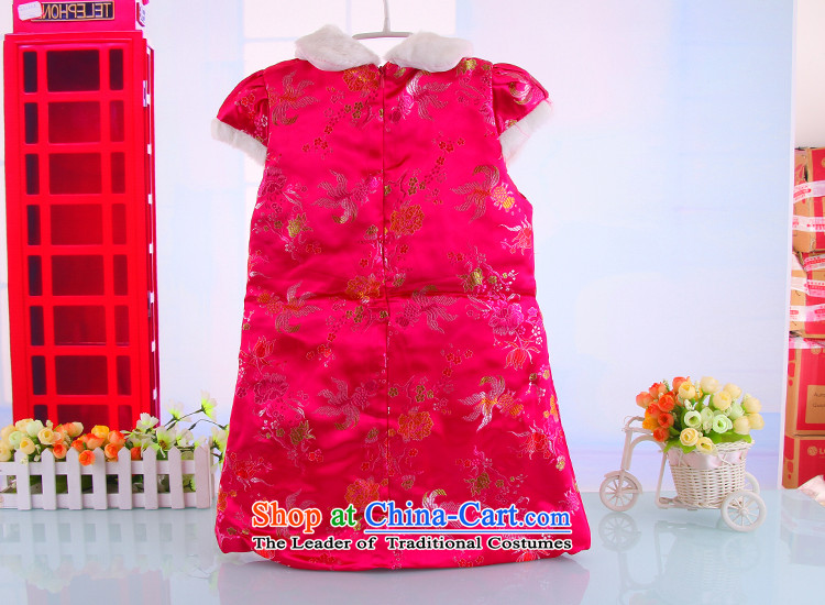 Tang Dynasty children girls Fall/Winter Collections folder under the baby girl service cotton cheongsam dress New Year show red dress 90 pictures, prices, brand platters! The elections are supplied in the national character of distribution, so action, buy now enjoy more preferential! As soon as possible.