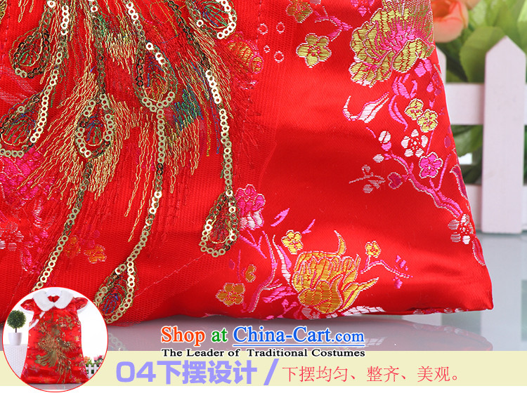 The baby girl Tang dynasty during the spring and autumn of children's wear cotton clothes infant girls aged 1-2-3 packaged female babies princess qipao pink 120 pictures, prices, brand platters! The elections are supplied in the national character of distribution, so action, buy now enjoy more preferential! As soon as possible.