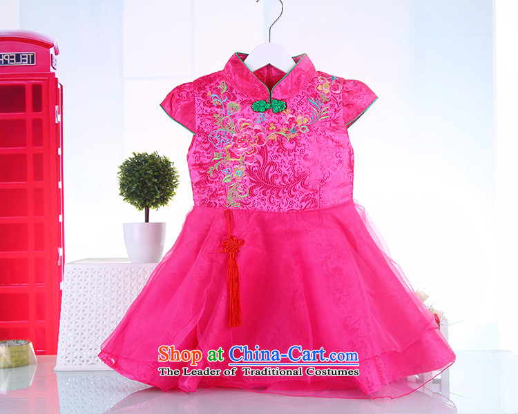 Tang Dynasty children's apparel cheongsam dress your baby thick cheongsam dress girls guzheng show festive dress winter pink 120 pictures, prices, brand platters! The elections are supplied in the national character of distribution, so action, buy now enjoy more preferential! As soon as possible.