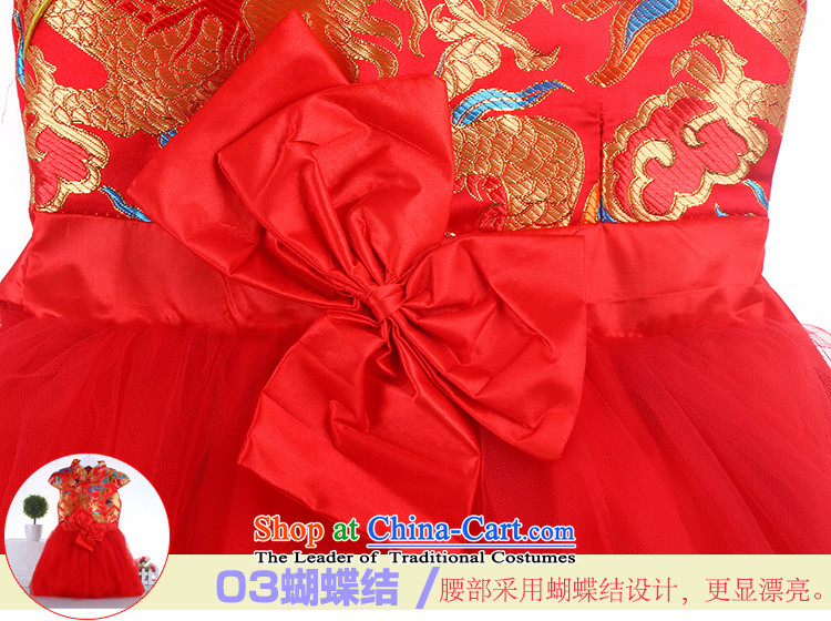 Tang Dynasty girls winter 2015 new girls qipao children will replace the winter of New Year baby thick red dress 130 pictures, prices, brand platters! The elections are supplied in the national character of distribution, so action, buy now enjoy more preferential! As soon as possible.