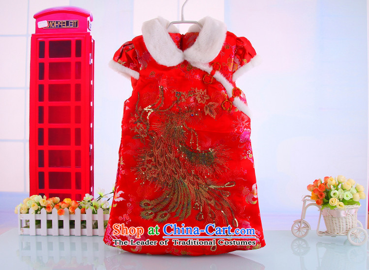 The winter of Tang Dynasty qipao children short-sleeved dresses pure cotton China wind baby Tang dynasty skirt red 90 pictures, prices, brand platters! The elections are supplied in the national character of distribution, so action, buy now enjoy more preferential! As soon as possible.