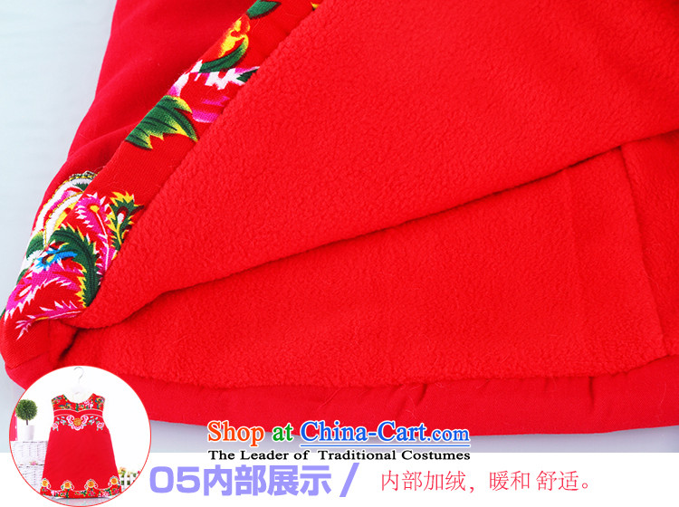 Children qipao autumn and winter girls Tang dynasty China wind baby winter new clip cotton lint and classical Chinese collar dresses red 130 pictures, prices, brand platters! The elections are supplied in the national character of distribution, so action, buy now enjoy more preferential! As soon as possible.