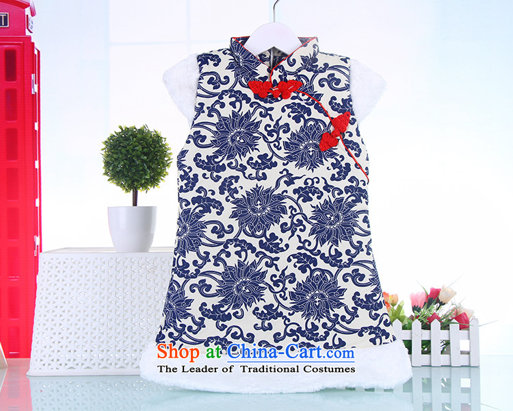 2015 WINTER new child Tang dynasty girls Tang dynasty cheongsam dress suit your baby girl new year-old infant dresses blue 120 pictures, prices, brand platters! The elections are supplied in the national character of distribution, so action, buy now enjoy more preferential! As soon as possible.