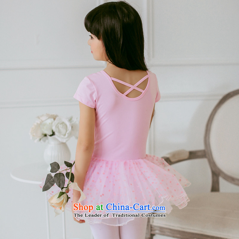 Children dance performances to ballet skirt spring and summer princess dress suits will canopies canopies skirt 150cm, pink leather package has been pressed to online shopping