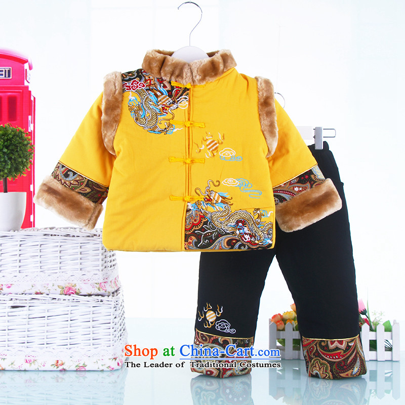 The new child aged 1-2-3-4-5 Ãþòâ Tang Gown of autumn and winter boy thick new year with your baby Tang Dynasty Winter Package red 110, small and Dodo xiaotuduoduo) , , , shopping on the Internet