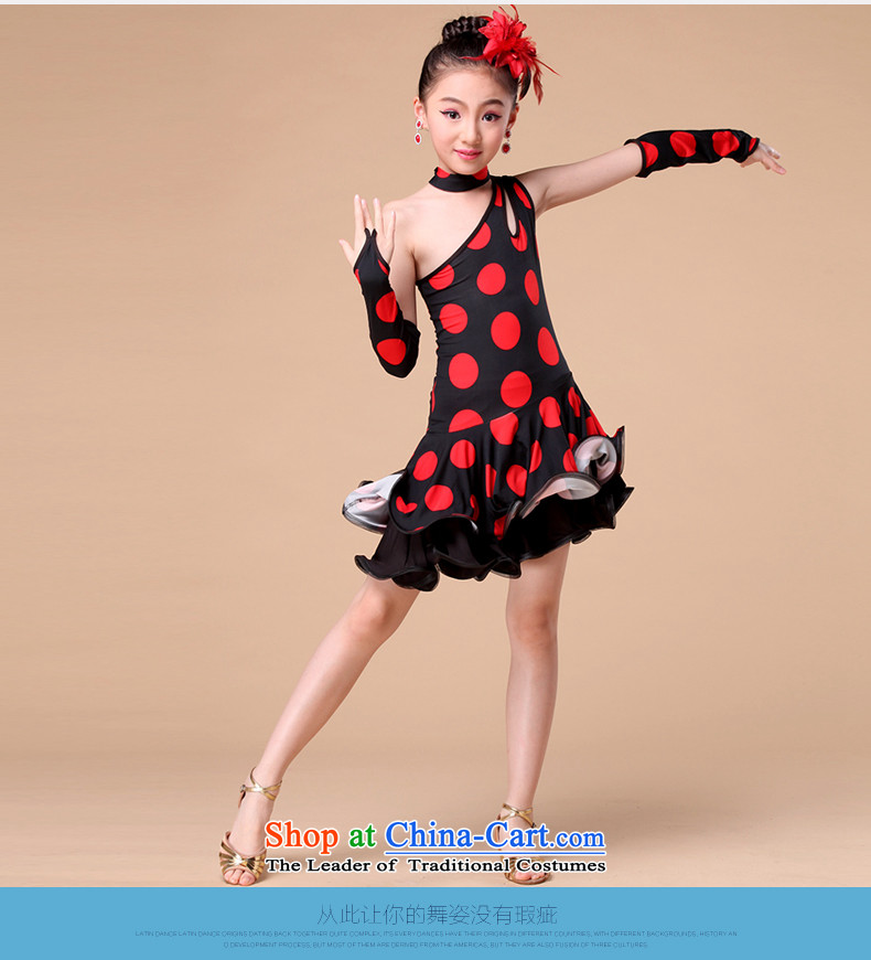The spring and summer new children serving Latin dance costumes and female exercise clothing dance skirt children will white dot S picture, prices, brand platters! The elections are supplied in the national character of distribution, so action, buy now enjoy more preferential! As soon as possible.