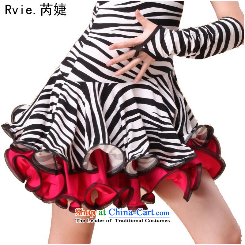 The spring and summer new children serving Latin dance costumes and female exercise clothing dance skirt children will white dot , and involved (rvie.) , , , shopping on the Internet