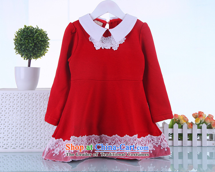 Autumn and winter girls dresses 2-3-4-5 winter clothing in long-sleeved-year-old Korean children long skirt winter Princess baby skirt the dark blue skirt lint-free 140 pictures, prices, brand platters! The elections are supplied in the national character of distribution, so action, buy now enjoy more preferential! As soon as possible.