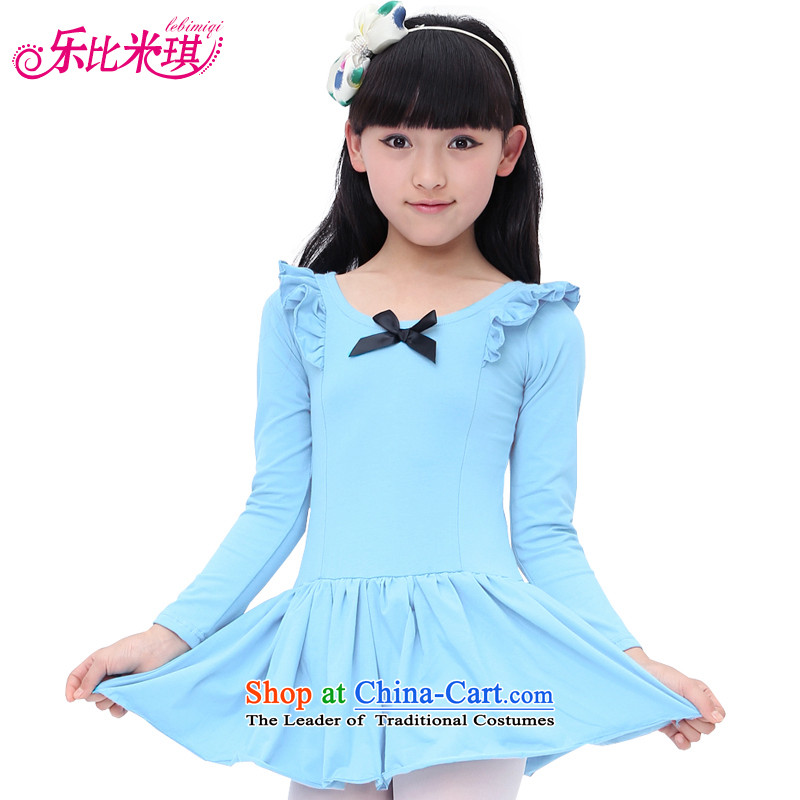 America than M Leung children exercise clothing girls costumes ballet skirt choral dance performances by the autumn of services such as pure cotton show long-sleeved clothing purple 120-130 Lok Kei (LEBIMIQI than m) , , , shopping on the Internet