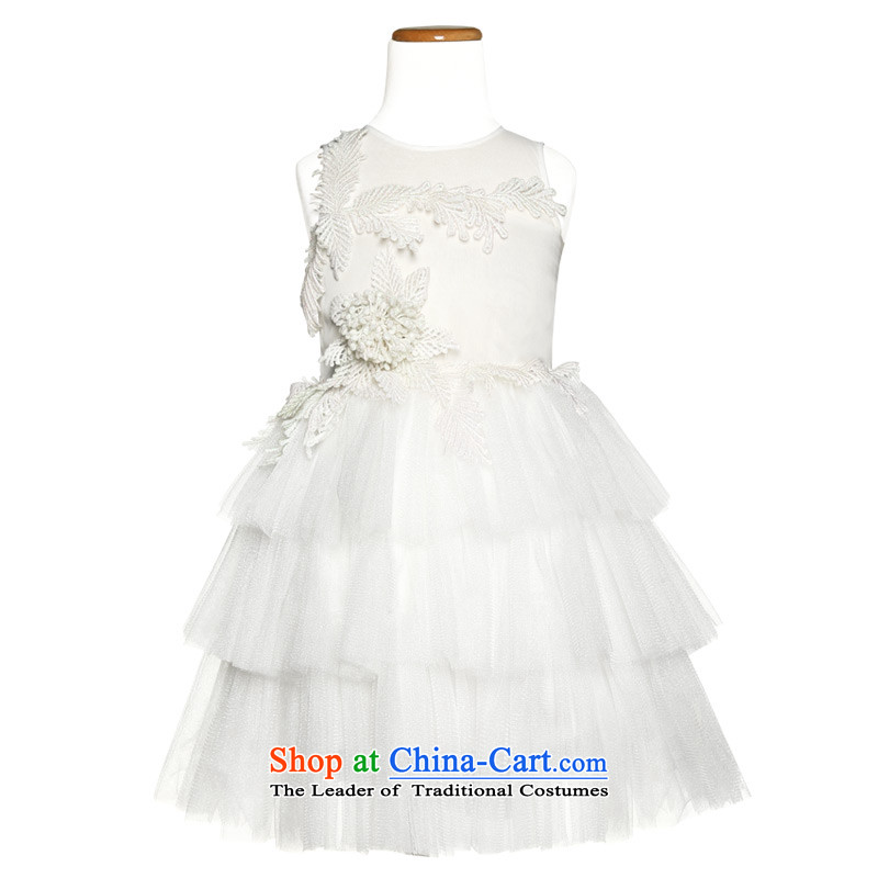 Love of 2015 New Children Ko Yo dress skirt girls princess skirt girls wedding dress bon bon skirt white 160 love of Ko Yo (I natural angel shopping on the Internet has been pressed.