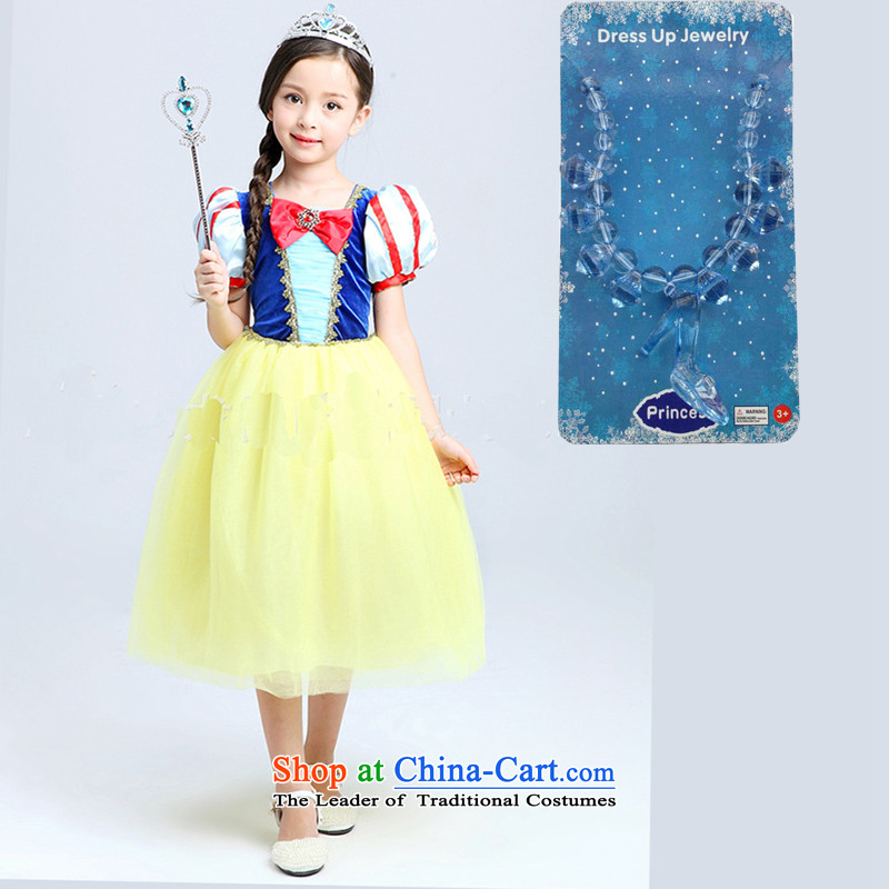 According to the children's entertainment options by hundreds of pure cotton clothing Snow White Christmas children's wear skirts dance services early childhood bon bon skirt skirt + crystal link?140
