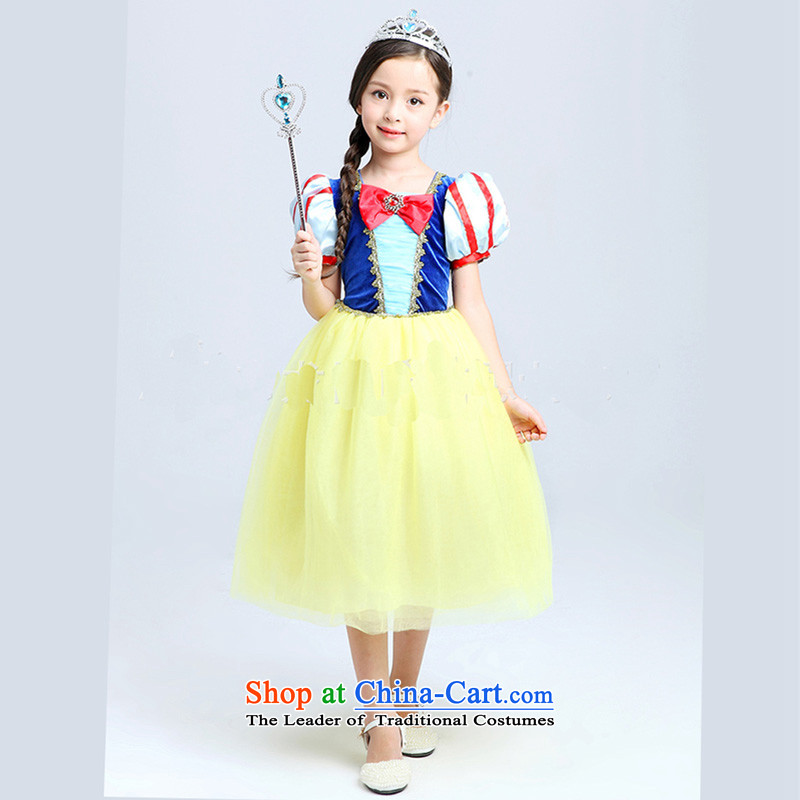 Future angel Snow White Christmas Concert Services Korea skirt version fairy tale Princess Snow White Clothes skirt children dress skirt gloves + 4 piece 150,future angel,,, shopping on the Internet