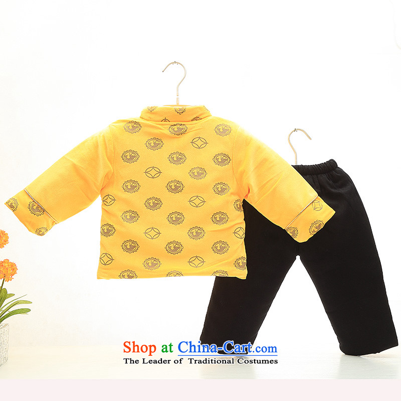 Tang Dynasty children's wear new year celebration for the infant garment boy infants winter clothing dress your baby coat kit boy Suite Installation baby years dresses winter and contemptuous of red 100, and fish fox shopping on the Internet has been pres