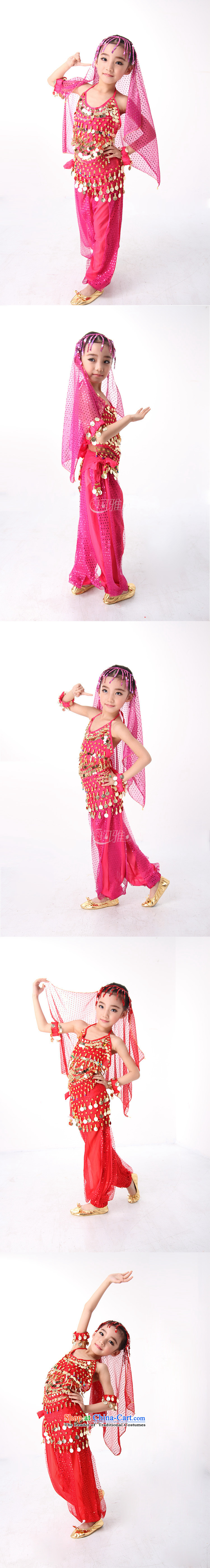 Children's belly dance performances packaged services girls Indian dance costumes and Children Dance clothing of adolescent girls 61 red T-shirt + + Waist Trousers link three XL Photo, prices, brand platters! The elections are supplied in the national character of distribution, so action, buy now enjoy more preferential! As soon as possible.