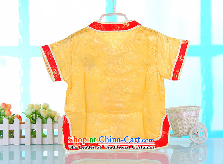 2015 New Tang Dynasty Children Summer Package boy silk shorts, short-sleeved baby boxed packaged Summer 4661 Yellow 90 pictures, prices, brand platters! The elections are supplied in the national character of distribution, so action, buy now enjoy more preferential! As soon as possible.