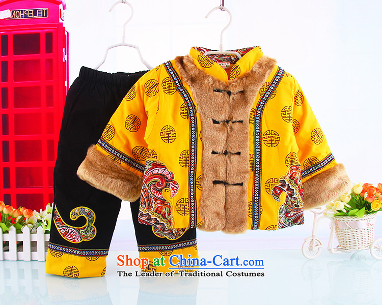 China wind baby boy Tang dynasty baby dress autumn and winter, and load folder cotton robes of the dragon, boy children-style robes Tang red 110 pictures, prices, brand platters! The elections are supplied in the national character of distribution, so action, buy now enjoy more preferential! As soon as possible.