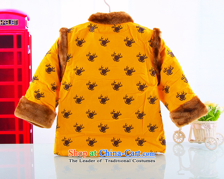 New Year Children Tang dynasty winter clothing boy sex differentials in infant children and of children's wear cotton baby jackets with age-thick dress will Kit Yellow 1200(120) picture, prices, brand platters! The elections are supplied in the national character of distribution, so action, buy now enjoy more preferential! As soon as possible.