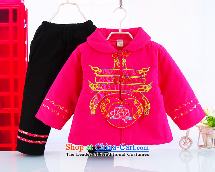 The baby girl winter clothing Tang dynasty infant children's festival with the autumn and winter clip cotton-year-old girl children's wear 2-3-4 children out of the Tang dynasty documents 110 pictures, price red, brand platters! The elections are supplied in the national character of distribution, so action, buy now enjoy more preferential! As soon as possible.