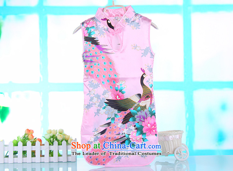 Chirldren Clothes Summer girls dresses 2015 new spring girls skirts Korean short-sleeved blue qipao 90 pictures of children, prices, brand platters! The elections are supplied in the national character of distribution, so action, buy now enjoy more preferential! As soon as possible.