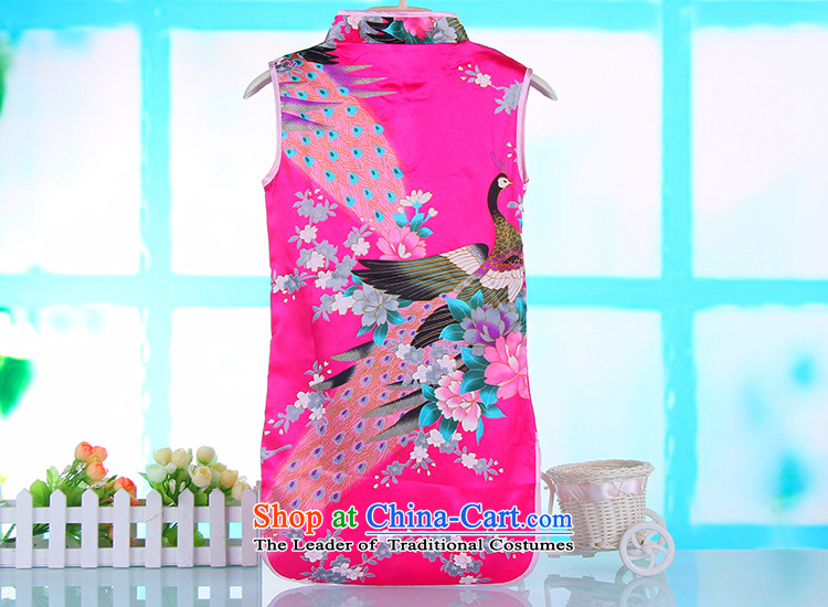 Chirldren Clothes Summer girls dresses 2015 new spring girls skirts Korean short-sleeved blue qipao 90 pictures of children, prices, brand platters! The elections are supplied in the national character of distribution, so action, buy now enjoy more preferential! As soon as possible.
