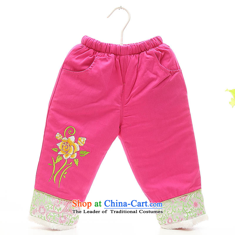 Children's Wear your baby girl children's wear cotton Kit Tang dynasty child care baby 1-2-3-year-old cotton winter clothing Kit Infant Garment Happy Birthday rose 100 Photo dress and fish fox shopping on the Internet has been pressed.