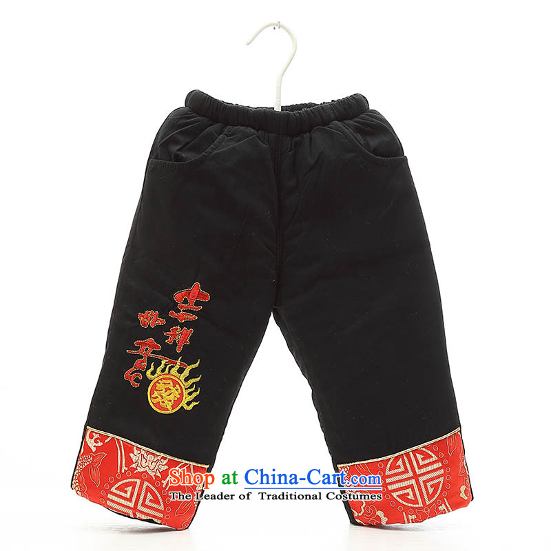 Children's Wear your baby boy Tang Dynasty Package thick winter baby boy damask serving under the new year service dress photo 0-1-2-3 age field and contemptuous of red 100 well and fish fox shopping on the Internet has been pressed.