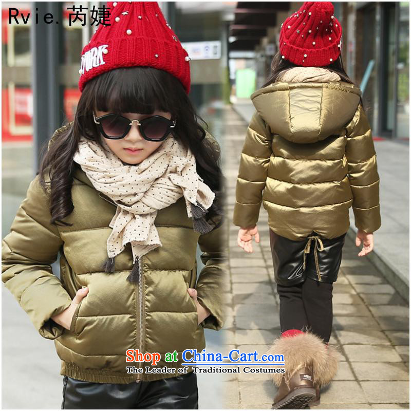 Cotton coat 15 winter of girls of the girl child and of children's wear cotton Korean winter, Solid Color frock coat girls girls jacket and Kim Ho , in accordance with 140 yards (leyier) , , , shopping on the Internet