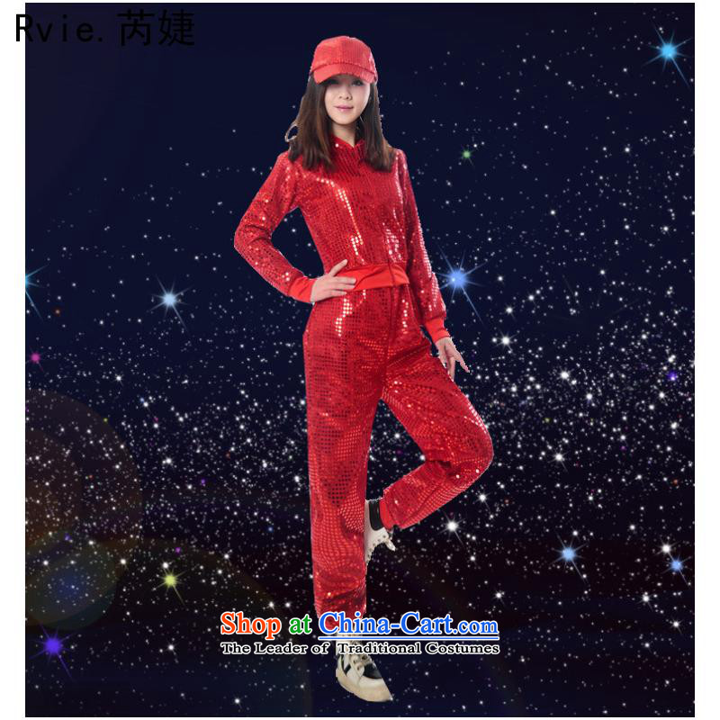 The new hip hop dance Street Adult crabapples children will show on the stage with jazz costumes and red 120cm,'s, , , , shopping on the Internet